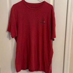 Travis Mathew Red Short Sleeve Tee